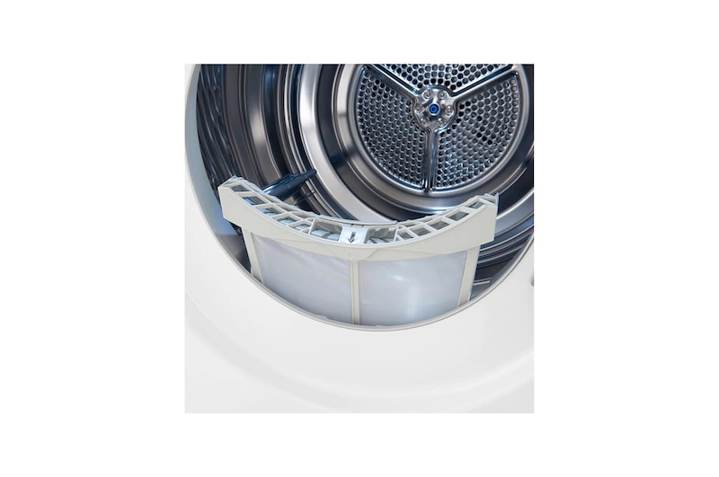 LG 9Kg DUAL Inverter Dryer, sensor dry, Allergy care, Drum care, White color, ThinQ (Wi-Fi), RC90V9AV2W