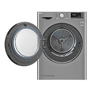 LG 9Kg DUAL Inverter Dryer, sensor dry, Allergy care, Drum care, Silver color, ThinQ (Wi-Fi) , RC90V9EV2W