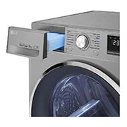 LG 9Kg DUAL Inverter Dryer, sensor dry, Allergy care, Drum care, Silver color, ThinQ (Wi-Fi) , RC90V9EV2W