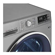 LG 9Kg DUAL Inverter Dryer, sensor dry, Allergy care, Drum care, Silver color, ThinQ (Wi-Fi) , RC90V9EV2W