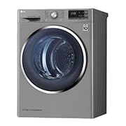 LG 9Kg DUAL Inverter Dryer, sensor dry, Allergy care, Drum care, Silver color, ThinQ (Wi-Fi) , RC90V9EV2W