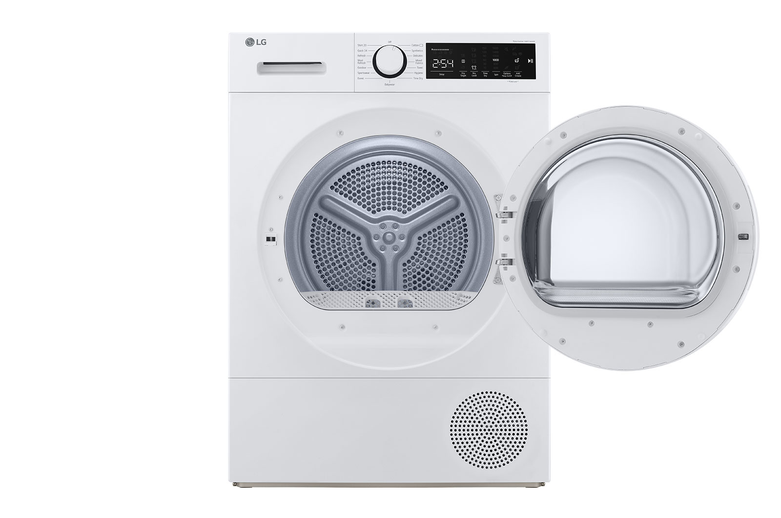 LG Heat Pump Dryer, 8kg Capacity, A++, White color, RH80T2AP6RM