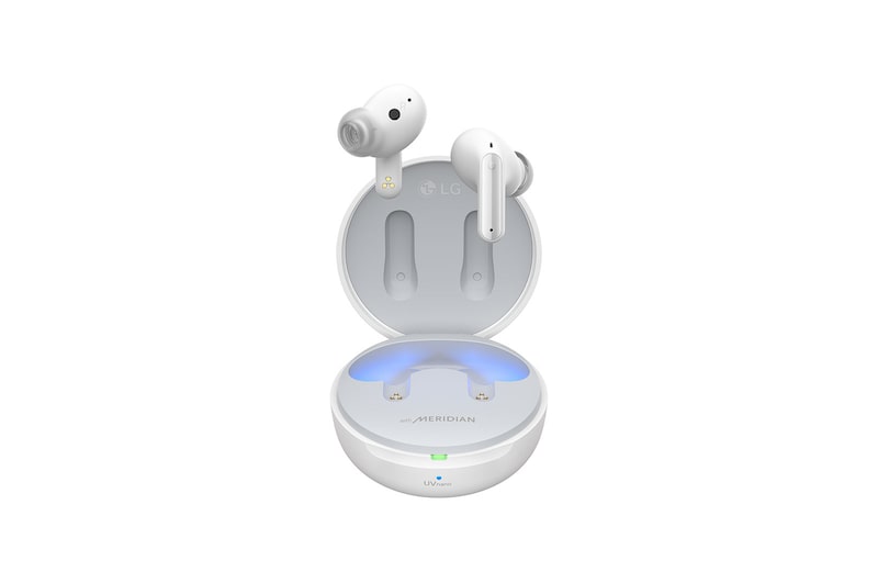 LG TONE Free FP8W - Enhanced Active Noise Cancelling True Wireless Bluetooth UVnano Earbuds, TONE-FP8W