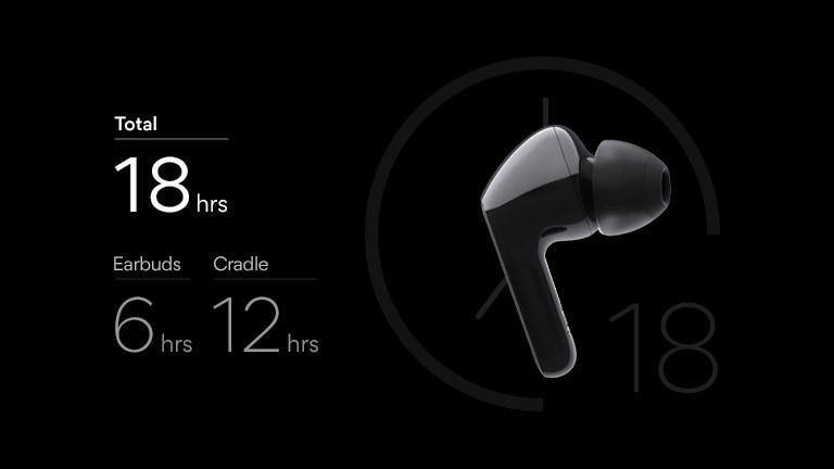 Lg tone hotsell free battery life