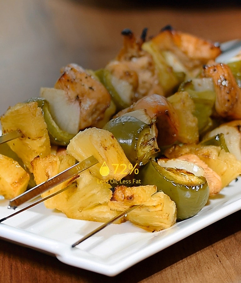 Image of skewered dishes made of various vegetables