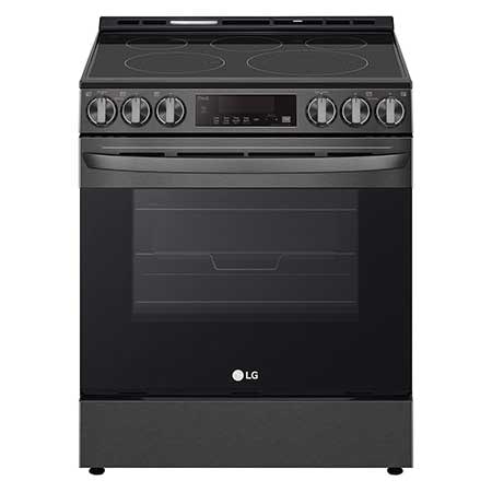 6.3 cu ft. Smart Wi Fi Enabled Fan Convection Electric Slide in
