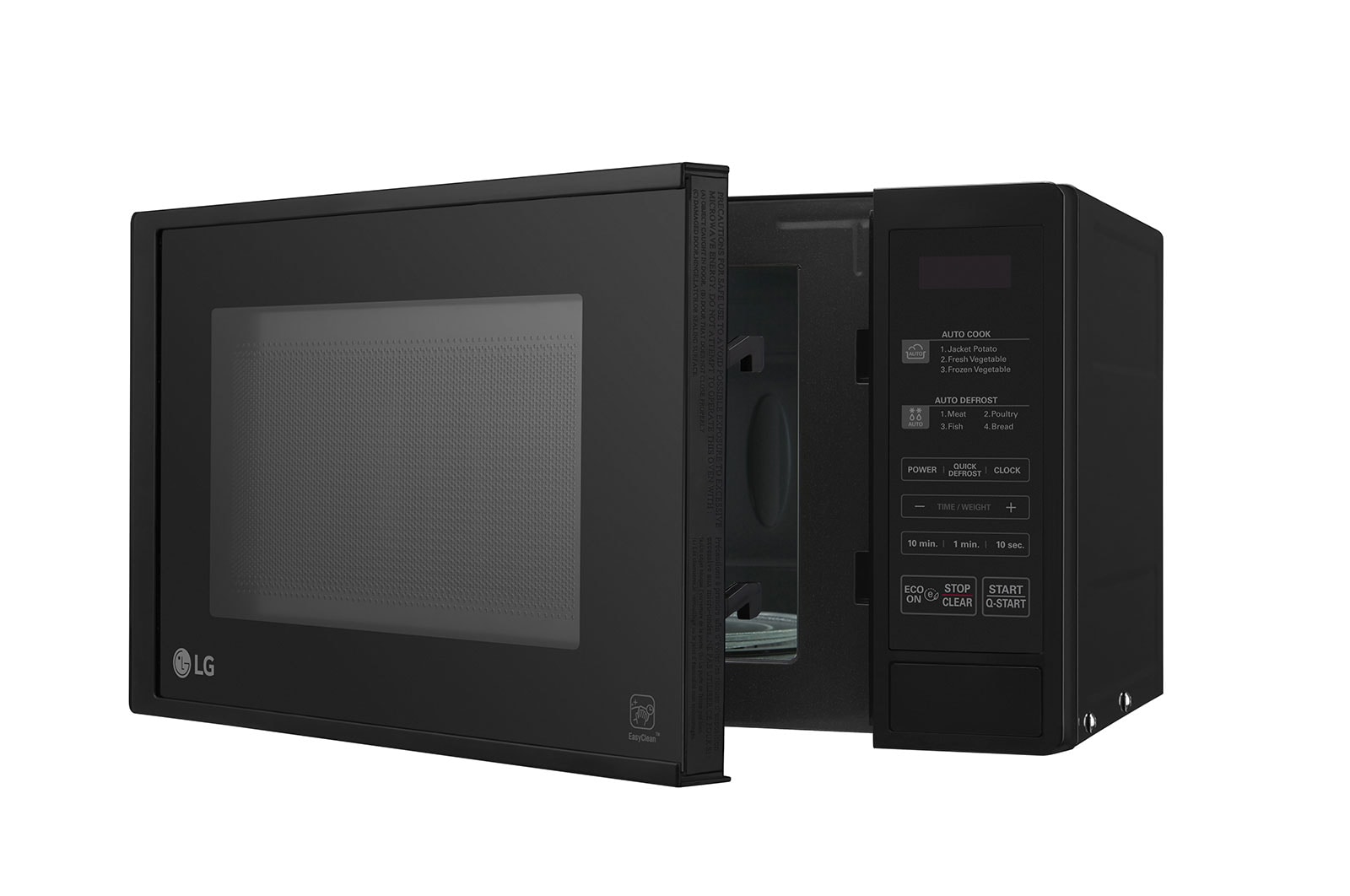 LG 20 Liter “Solo” Microwave Oven, Black, i-wave, MS2042DB