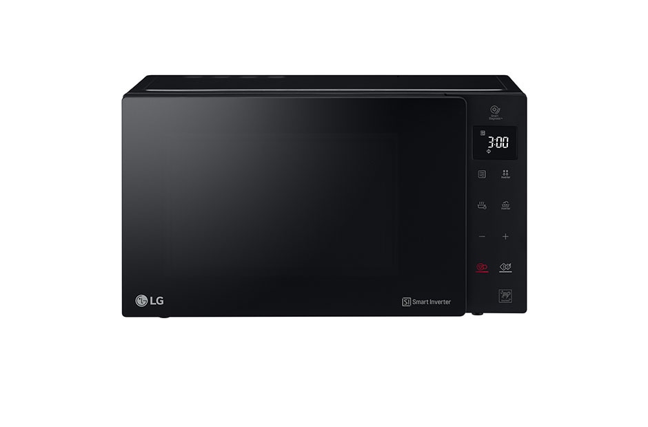 25 Liter Solo NeoChef Microwave Oven Black Glass Mirror Design Smart Diagnosis Smart Inverter MS2535GIS LG SA