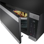 Right side open with food