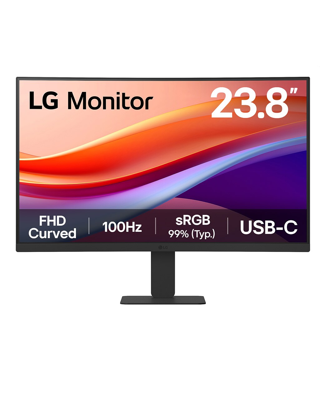 23.8” FHD Curved Monitor with USB-C - 24U421A-B | LG SA_EN