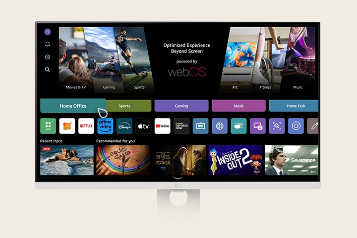 A video showcasing home office features on WebOS.