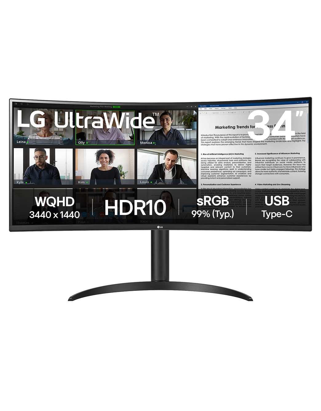 ＬＧ　ＥＬＥＣＴＲＯＮＩＣＳ　ＪＡＰＡＮ 34WR55QC-B [34インチ] ＬＧ ＥＬＥＣＴＲＯＮＩＣＳ ＪＡＰＡＮ 34WR55QC-B [34インチ]