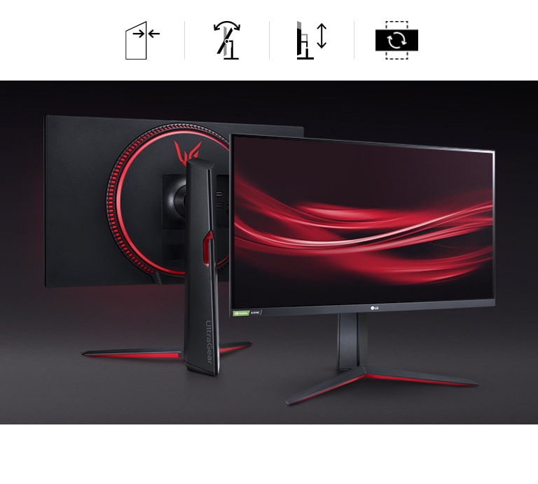 Monitor Gaming LED IPS LG 27GN65R-B 27'' Full HD 144Hz 1ms G-Sync FreeSync  HDR10 sRGB 99% Monitores