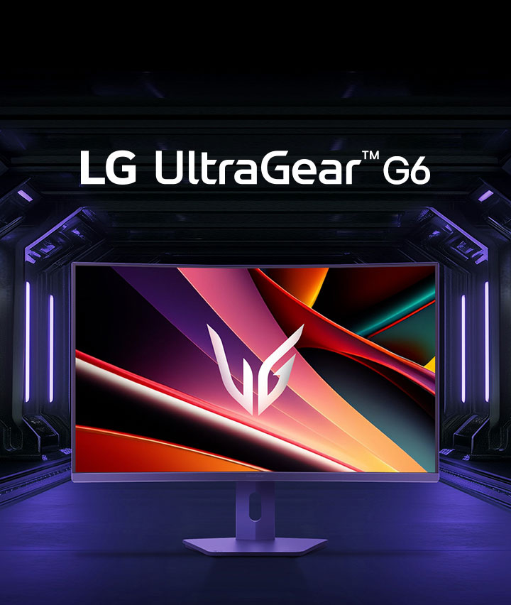 UltraGear™ OLED GX6 Logo with UltraGear product image.