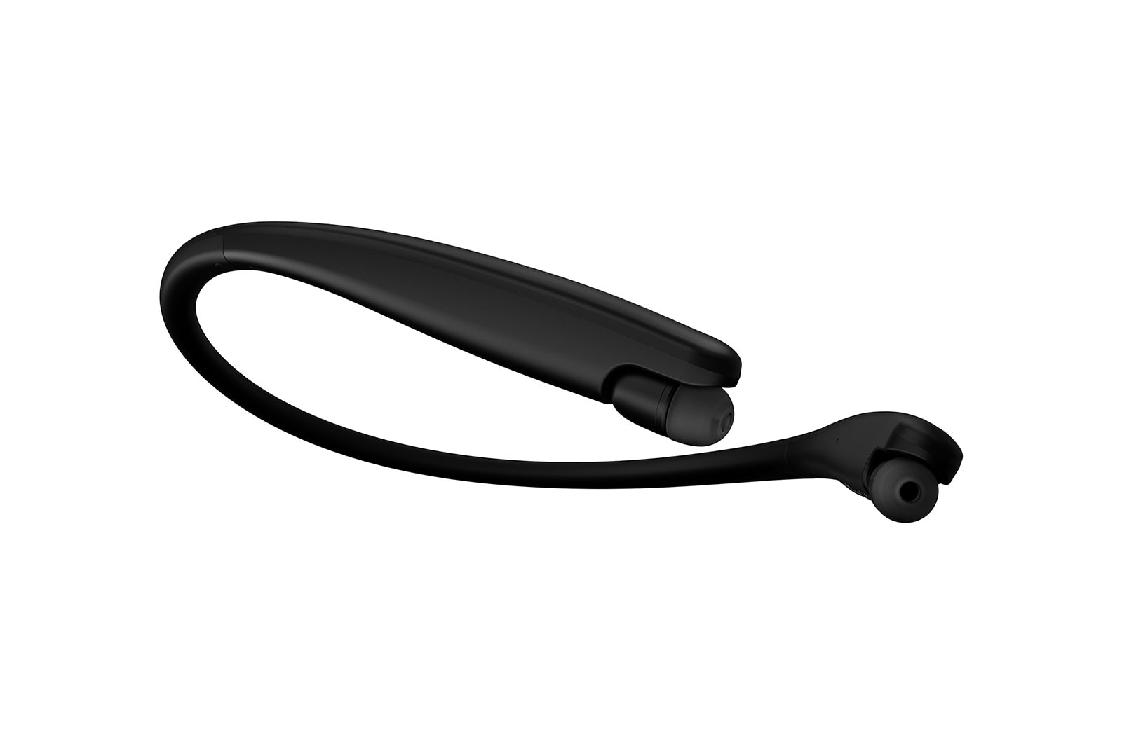 LG HBS-SL5 Slim Neckband, Meridian Sound, Fast Charging, Dual Mic (Black Color), HBS-SL5