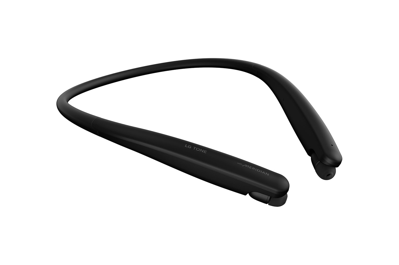 LG HBS-SL5 Slim Neckband, Meridian Sound, Fast Charging, Dual Mic (Black Color), HBS-SL5