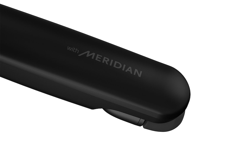 LG HBS-SL5 Slim Neckband, Meridian Sound, Fast Charging, Dual Mic (Black Color), HBS-SL5