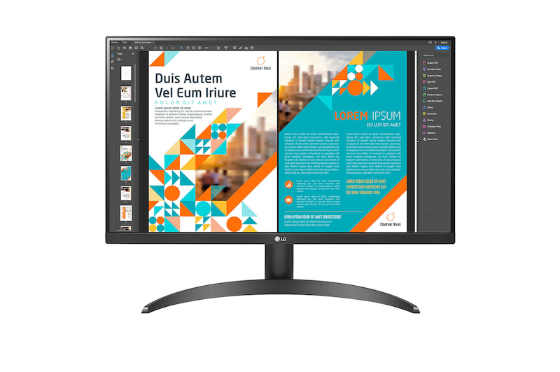 LG 24 inch QHD IPS Monitor with AMD FreeSync, 24QP500-B