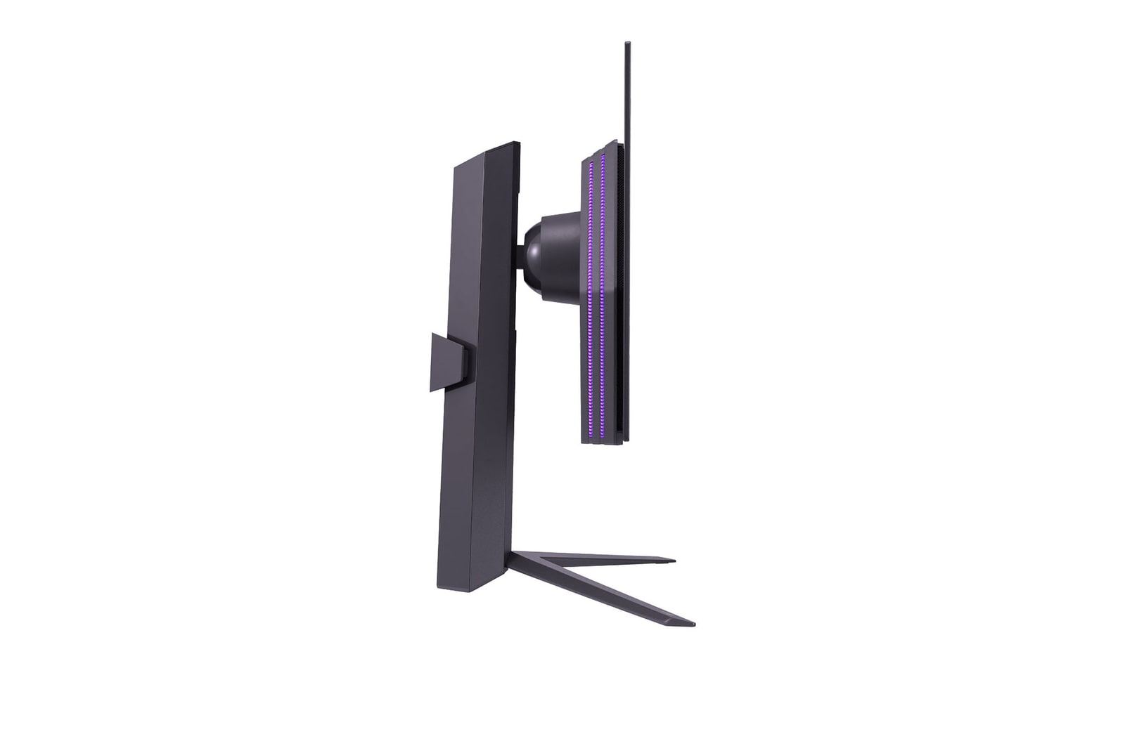Side view with lights on