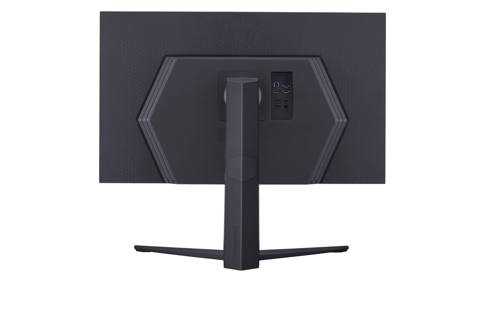 Side view of height adjustable stand