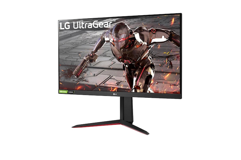 LG ﻿31.5" UltraGear™ Full HD Gaming Monitor with 165Hz, 1ms MBR and NVIDIA® G-SYNC® Compatible, 32GN550-B