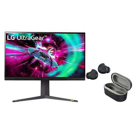 32” LG UltraGear™ UHD Gaming Monitor with 144Hz Refresh Rate + LG