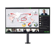 LG 31.5" QHD Ergo IPS Monitor with USB Type-C™\t, 32QP880-B