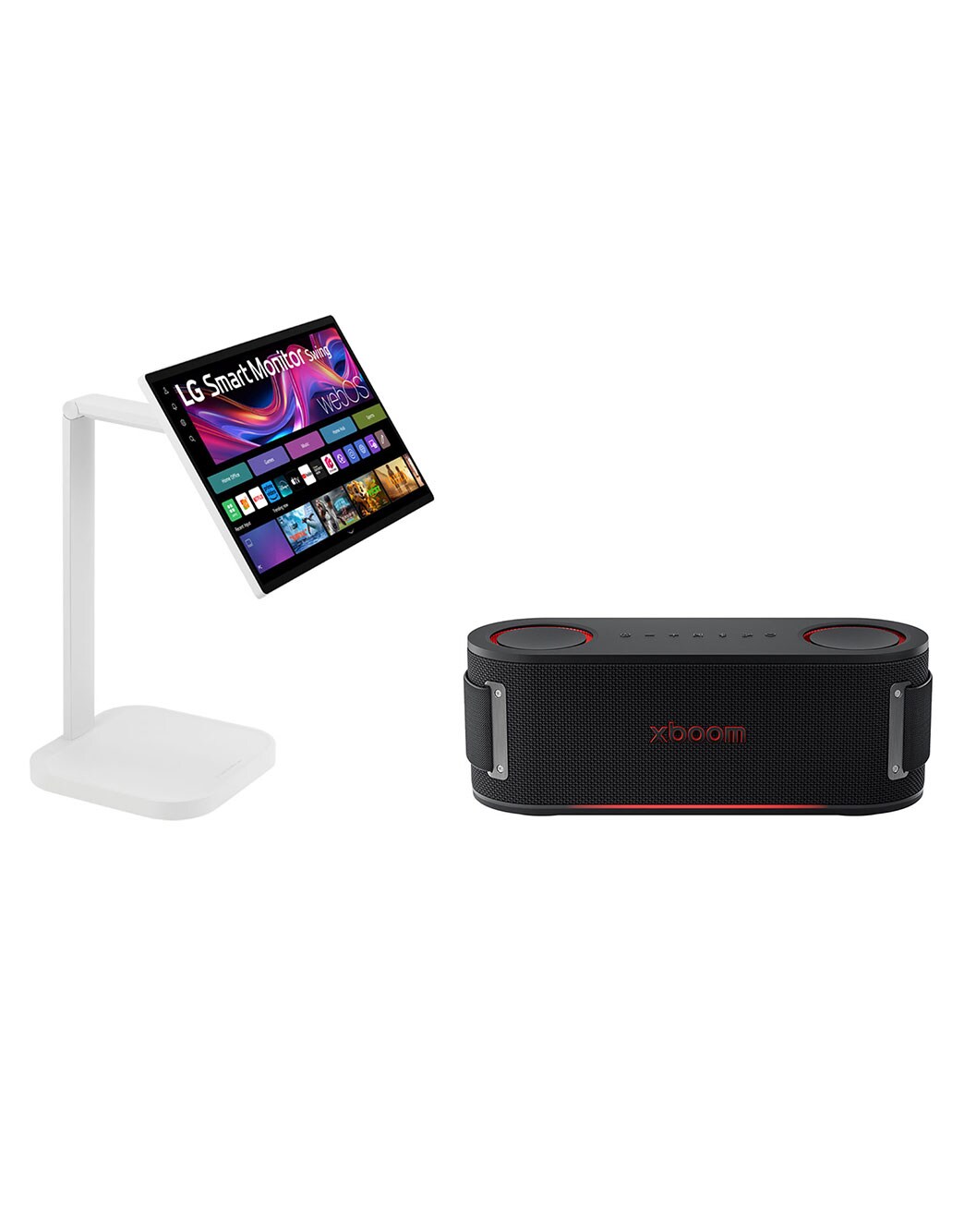 LG 31.5-inch 4K UHD IPS Smart Monitor Swing with Touchscreen, Rolling ...