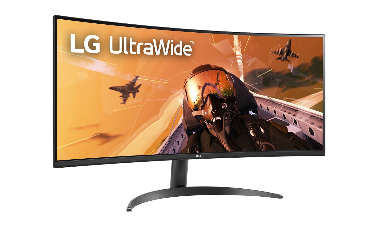 LG 34" 21:9 Curved UltraWide™ QHD (3440 x 1440) Monitor, 34WP60C-B