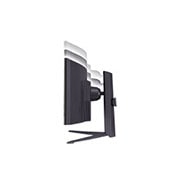 Side view of height adjustable stand