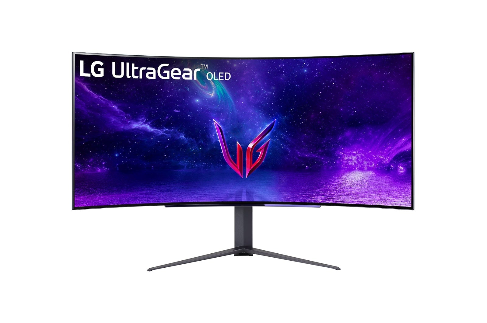 LG 45'' UltraGear™ OLED Curved Gaming Monitor WQHD with 240Hz Refresh Rate .03ms Response Time, 45GR95QE-B