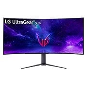 LG 45'' UltraGear™ OLED Curved Gaming Monitor WQHD with 240Hz Refresh Rate .03ms Response Time, 45GR95QE-B