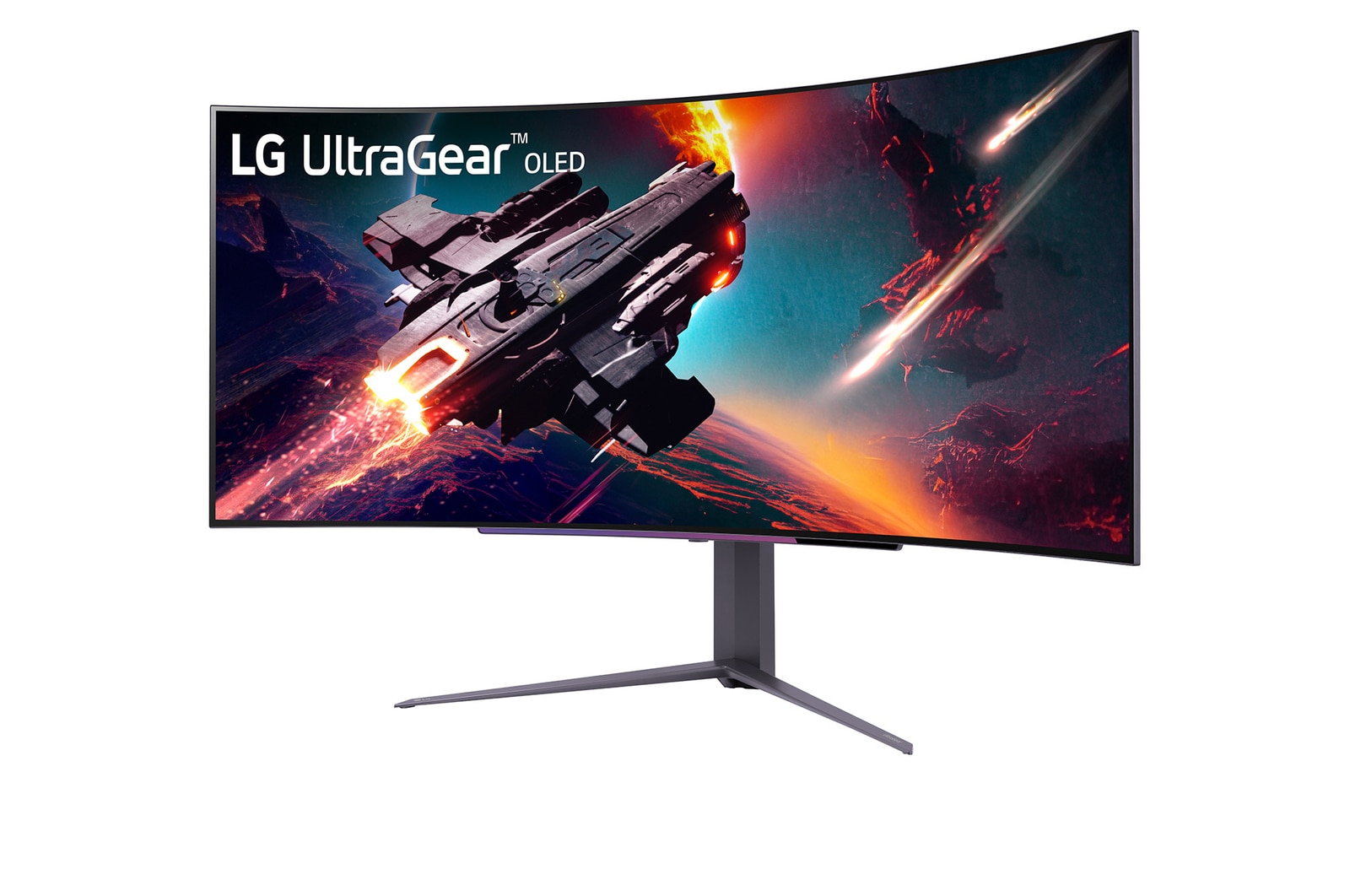 品質検査済 monitor gaming curved OLED UltraGear™ 45” | DisplayHDR 800R, ディスプレイ・モニター本体