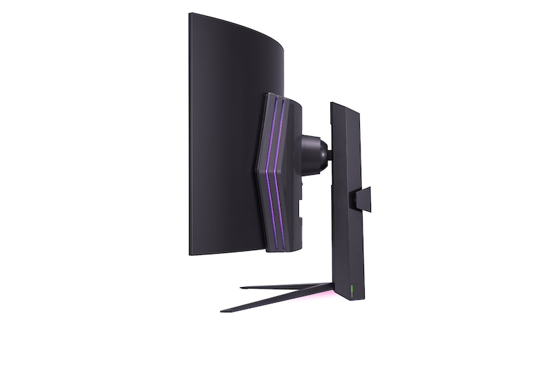 Side view with the light on