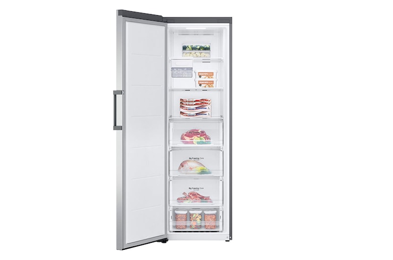 LG 11.4 Cu.Ft Freezer with Inverter Compressor, No Frost, Multi Air Flow & large capacity storage., LF131BBSIT