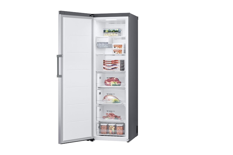 LG 11.4 Cu.Ft Freezer with Inverter Compressor, No Frost, Multi Air Flow & large capacity storage., LF131BBSIT