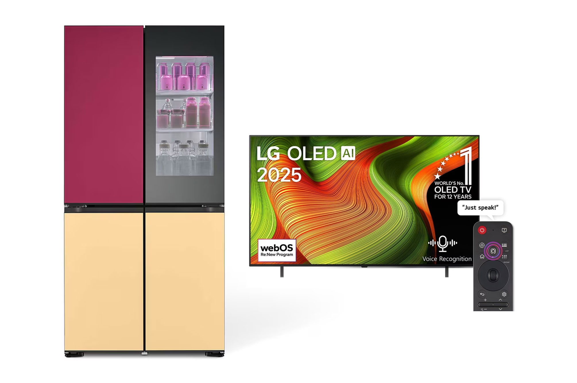18.6 cu.ft | French Door Fridge MoodUP®, LED Doors, InstaView