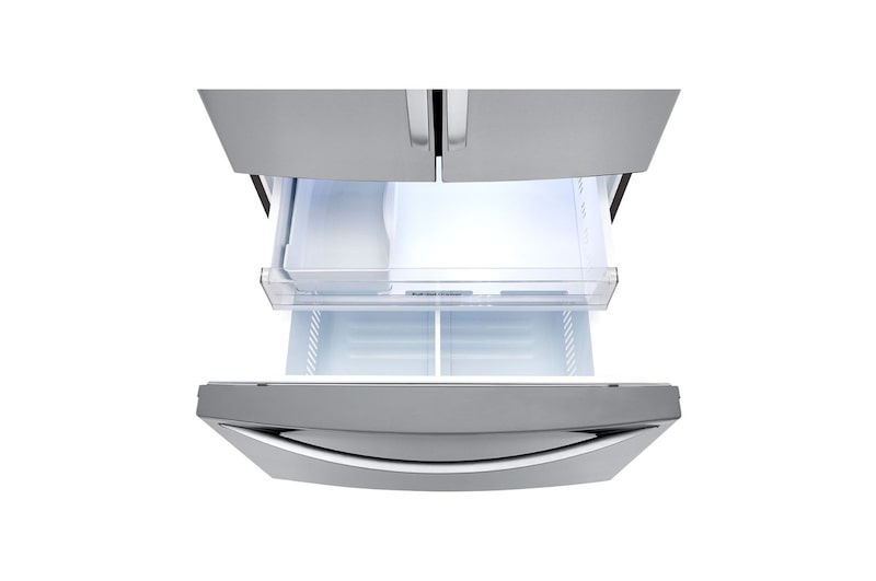 LG 22.6 Cu.Ft, Multi Door Refrigerator, Plantinum Silver Color , Door Cooling+, Inverter Linear Compressor , LM293BBSLN