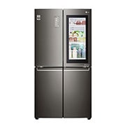 LG 26.7 cu.ft LG Instaview Door-In- Door Refrigerator , matte black finish, Instaview / Door-In-Door, Easy Access to your Favourite , Less Cold Air Loss, Hygiene Fresh+ , Multi Air Flow, ThinQ (Wi-Fi), Inverter Linear Compressor, LM334VBMLD