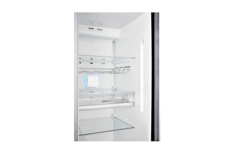 LG 21.2  Cu.Ft, Side By Side Refrigerator , Plantinum Silver Color , Pocket Handle , Inverter Linear Compressor, LS242BDSLN