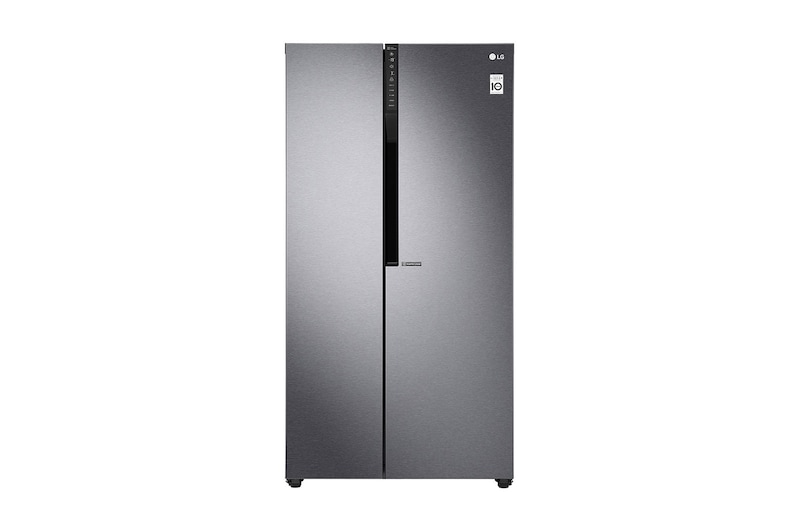 LG 21.6 Cu.Ft, Side By Side Refrigerator, Dark Graphite Color, Pocket Handle, Inverter Linear Compressor, LS24GBBDLN
