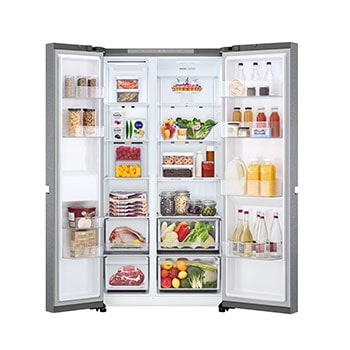 Front open view with content