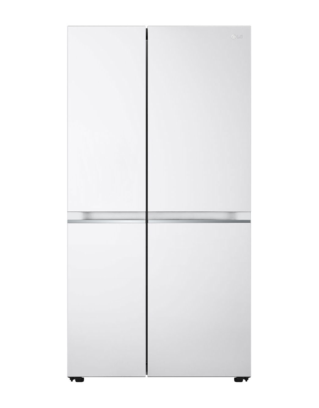 22.8 Cu.Ft, Side By Side Refrigerator, White Color, Smart Diagnosis