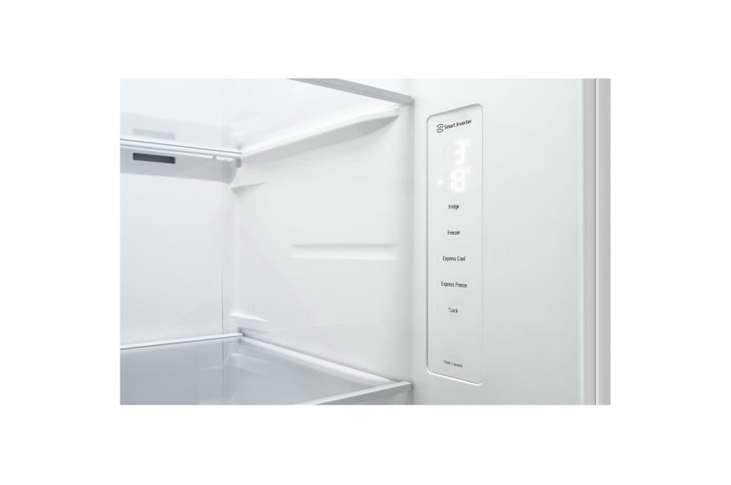 LG 22.8 Ft Refigerator | Sid by Side | Inverter, LS25CBBWIV