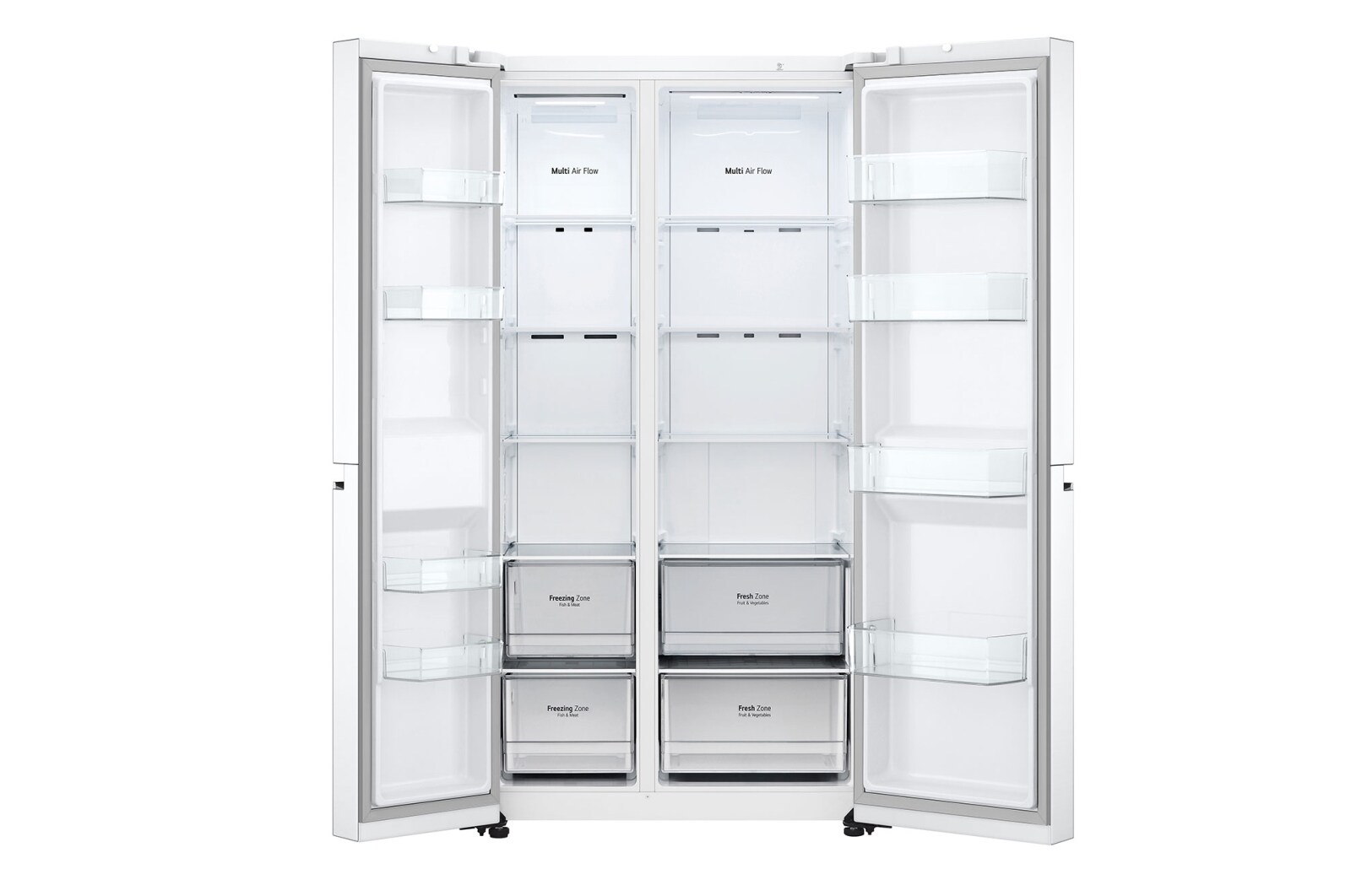 LG 22.8 Ft Refigerator | Sid by Side | Inverter, LS25CBBWIV