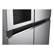 LG 21.7 Cu.Ft, Side By Side Refrigerator , Plantinum Silver Color \t\t\t \t\t\t, LS25NBLSIV