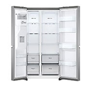 LG 21.7 Cu.Ft, Side By Side Refrigerator , Plantinum Silver Color \t\t\t \t\t\t, LS25NBLSIV