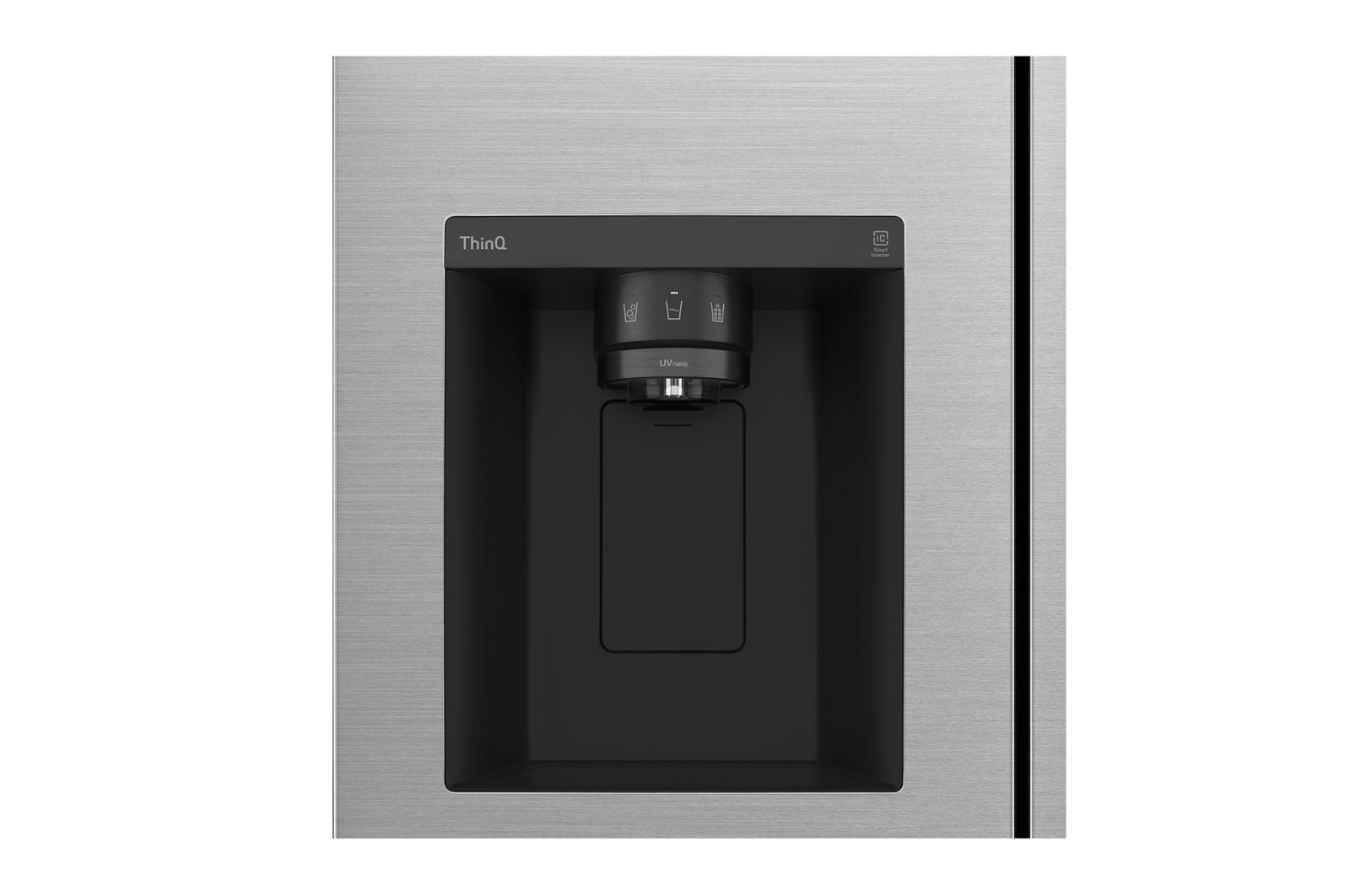LG 21.7 Cu.Ft, Side By Side Refrigerator , Plantinum Silver Color \t\t\t \t\t\t, LS25NBLSIV