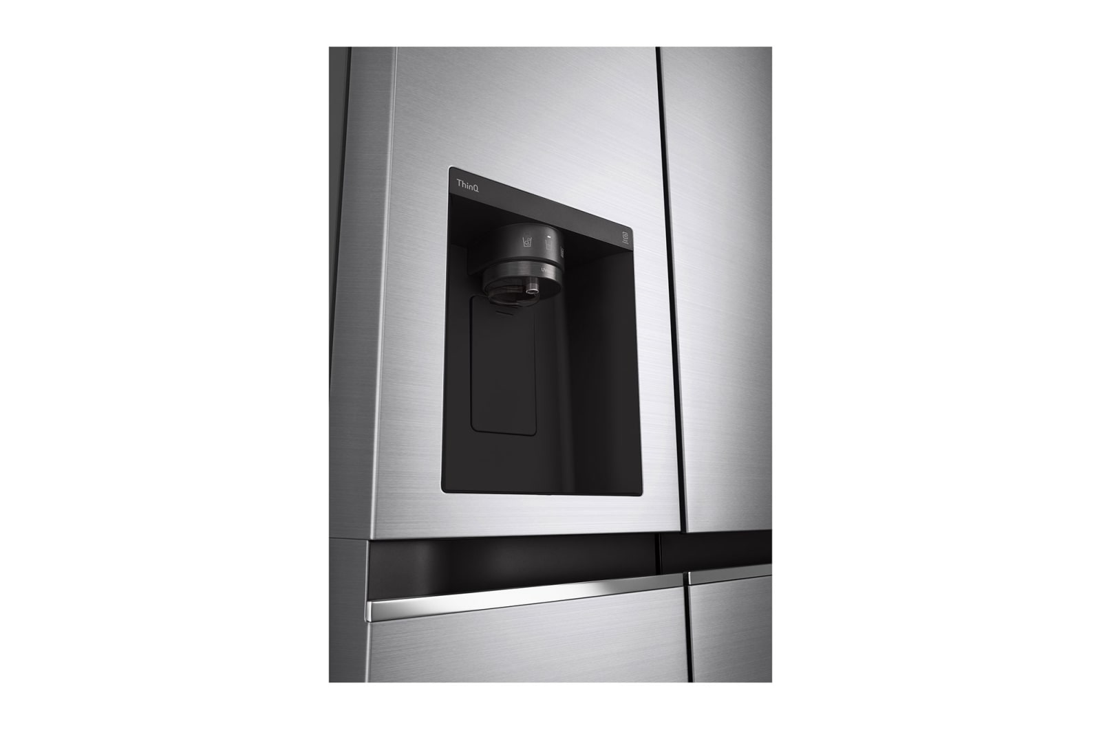 LG 21.7 Cu.Ft, Side By Side Refrigerator , Plantinum Silver Color \t\t\t \t\t\t, LS25NBLSIV