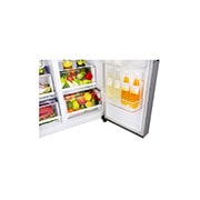 LG 28.1 cu.ft LG Side By Side Refrigerator , Platinum Silver  Colour, Linear Cooling, Large Capacity ,Multi Air Flow, Inverter Linear Compressor, LS312BBSLN